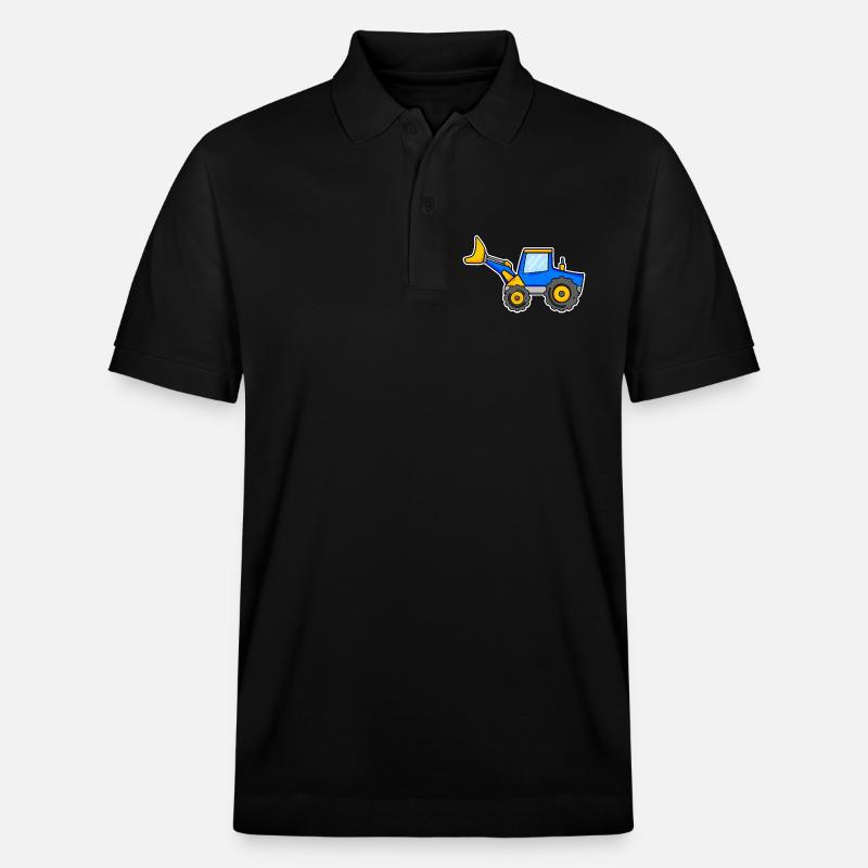 Excavatrice - Polo PREPSTER bio Stanley/Stella Unisexe - noir