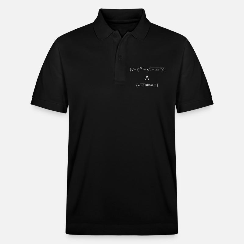 sec_c_know - Stanley/Stella Unisex Bio-Poloshirt PREPSTER - Schwarz