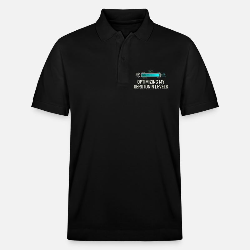 Optimisation de la sérotonine - Polo PREPSTER bio Stanley/Stella Unisexe - noir