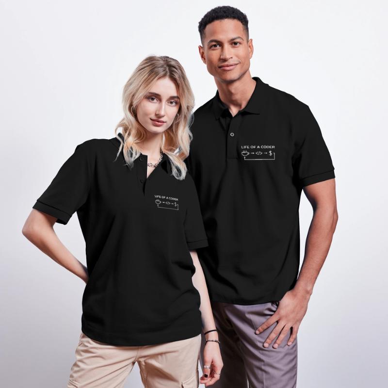 Programmierer-Leben eines Codier-Hemdes Stanley/Stella Unisex Bio-Poloshirt PREPSTER