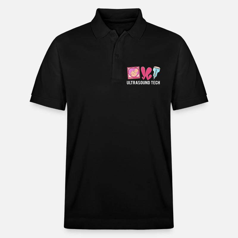Technicien ultrasonique Technicien ultrasonore - Polo PREPSTER bio Stanley/Stella Unisexe - noir