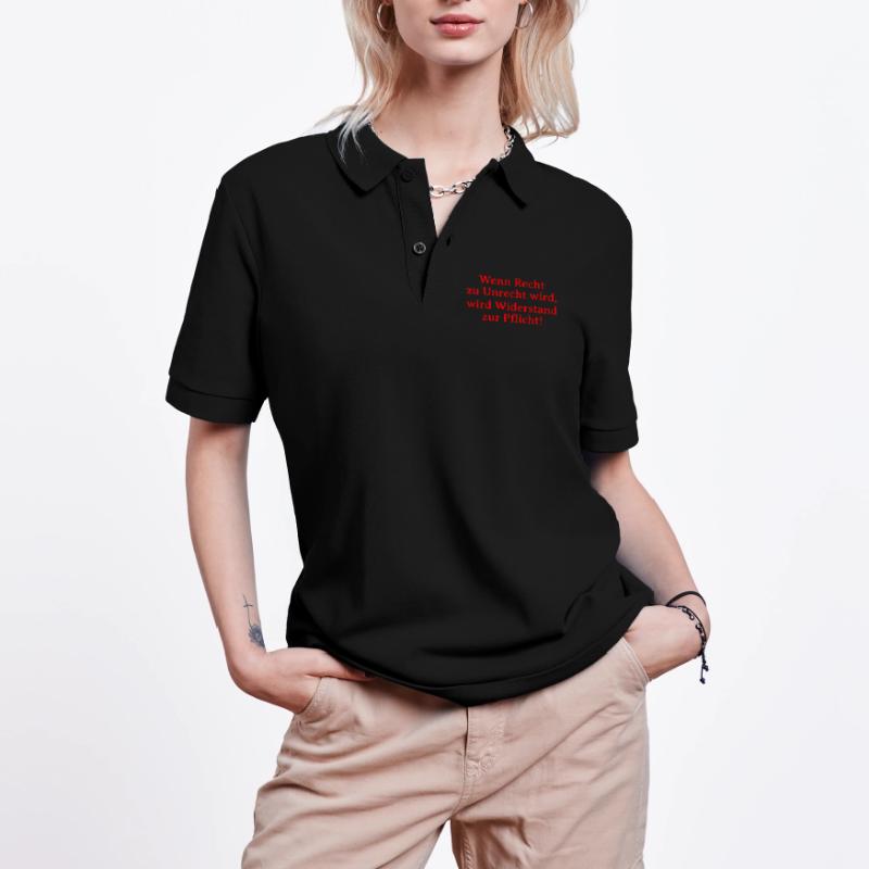 Le bien devient mal, la résistance devient un devoir Polo PREPSTER bio Stanley/Stella Unisexe