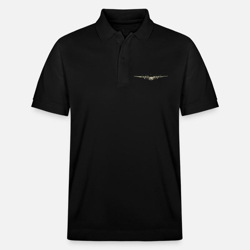 C-130 Herkules - Stanley/Stella Unisex Bio-Poloshirt PREPSTER - Schwarz