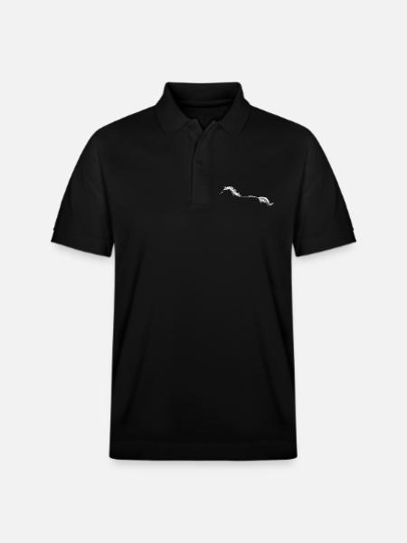 Pferd - Stanley/Stella Unisex Bio-Poloshirt PREPSTER - Schwarz