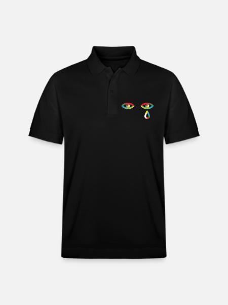 Din uvidenhed får mig til at græde - Stanley/Stella PREPSTER økologisk unisex poloshirt - sort