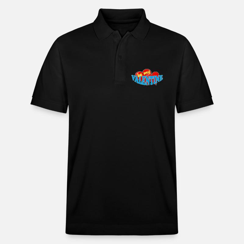 VALENTINE - Stanley/Stella Unisex Bio-Poloshirt PREPSTER - Schwarz