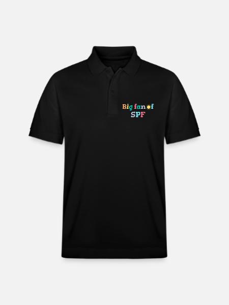 SPF Sonnenschutz Fan Sommer Sonne - Stanley/Stella Unisex Bio-Poloshirt PREPSTER - Schwarz