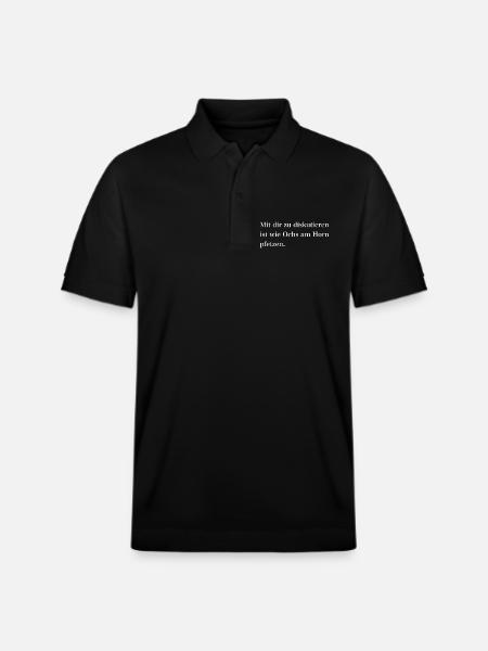 IMG 7285 - Stanley/Stella Unisex Bio-Poloshirt PREPSTER - Schwarz
