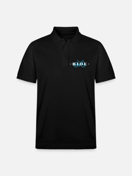 Faire du vélo - Polo PREPSTER bio Stanley/Stella Unisexe - noir