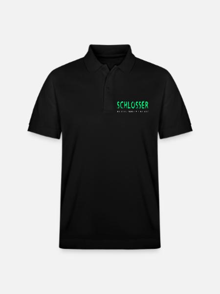 Schlosser Handwerker Design - Stanley/Stella Unisex Bio-Poloshirt PREPSTER - Schwarz