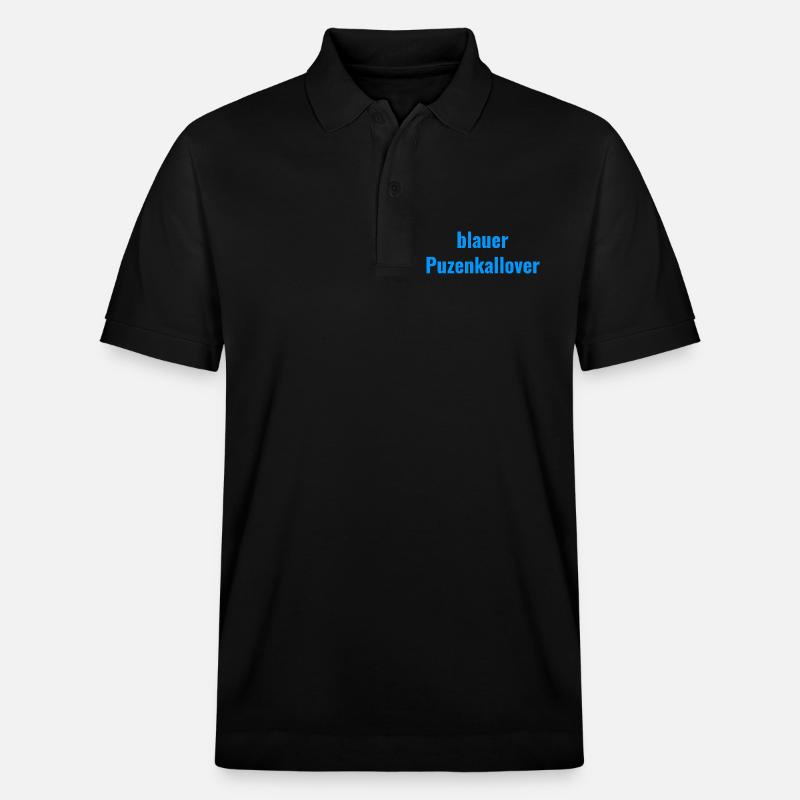 blauer Puzenkallover - Stanley/Stella Unisex Bio-Poloshirt PREPSTER - Schwarz