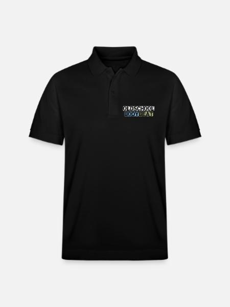 Oldschool Body Beat - Stanley/Stella Unisex Organic Polo Shirt PREPSTER - black
