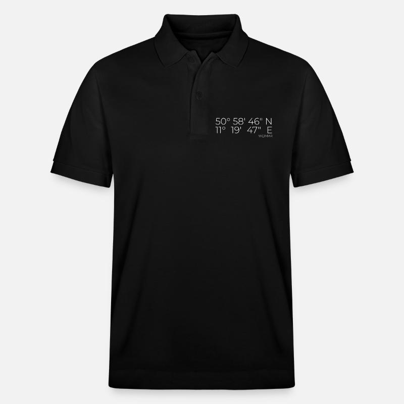coordonnées Weimar - Polo PREPSTER bio Stanley/Stella Unisexe - noir