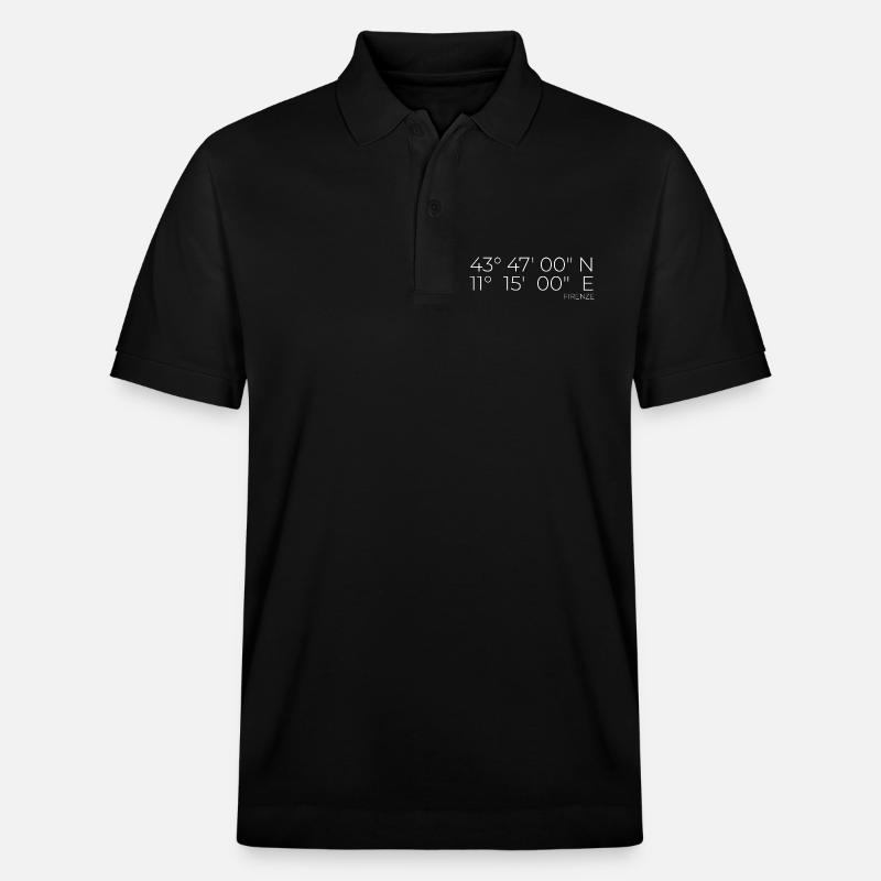 Coordinate: Firenze, Firenze, Italia - Polo ecologica unisex PREPSTER di Stanley/Stella - nero