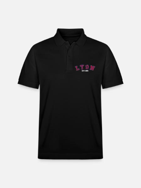 Lyon Est. 1985 - Stanley/Stella Unisex Bio-Poloshirt PREPSTER - Schwarz