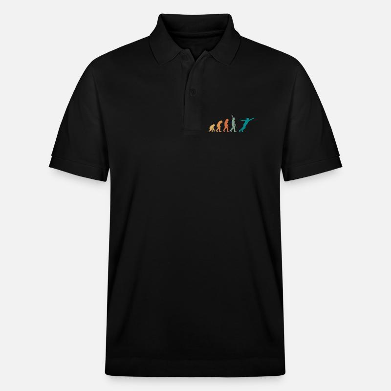 Evolution Escrime Retro - Polo PREPSTER bio Stanley/Stella Unisexe - noir