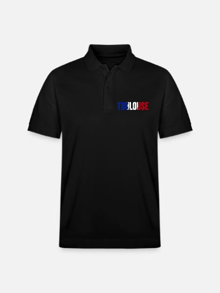 Toulouse Frankreich - Stanley/Stella Unisex Bio-Poloshirt PREPSTER - Schwarz