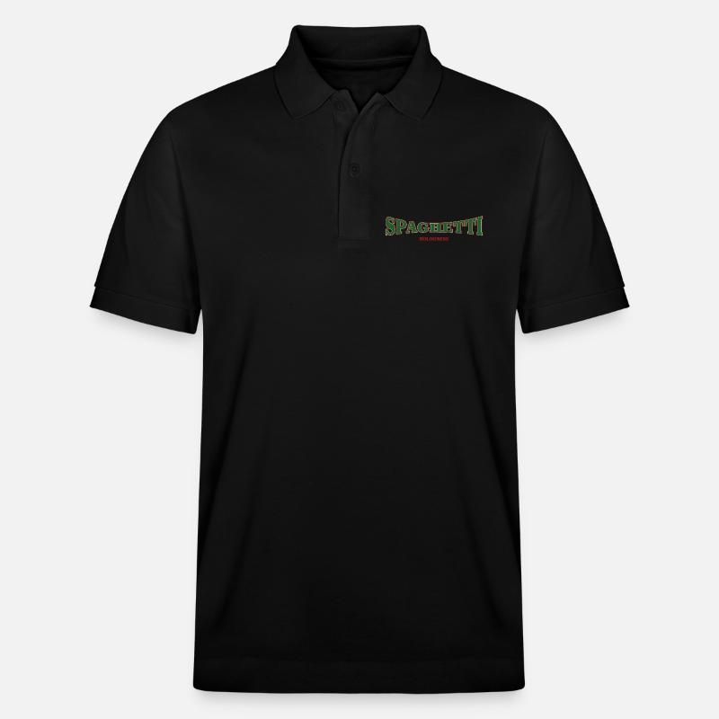 Spaghetti Bolognese - Stanley/Stella Unisex Bio-Poloshirt PREPSTER - Schwarz