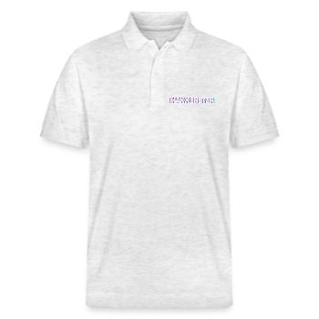 Hardtekk Tekk - Polo PREPSTER bio Stanley/Stella Unisexe - blanc chiné - Devant - Roxy (174cm) & Andy (188cm)