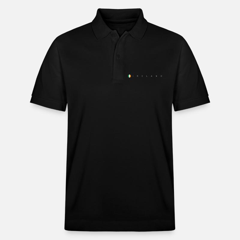 Flagge Irlands - Stanley/Stella Unisex Bio-Poloshirt PREPSTER - Schwarz