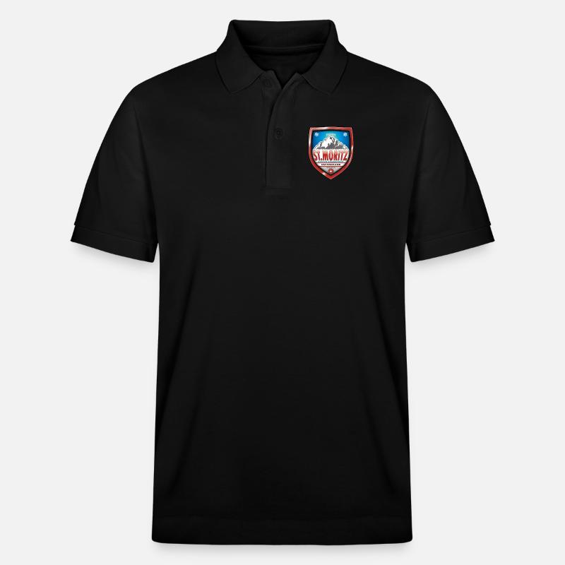 St. Moritz Suisse - Polo PREPSTER bio Stanley/Stella Unisexe - noir