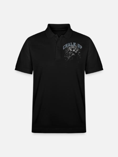 Chalk Up Boulderer - Stanley/Stella Unisex Organic Polo Shirt PREPSTER - black