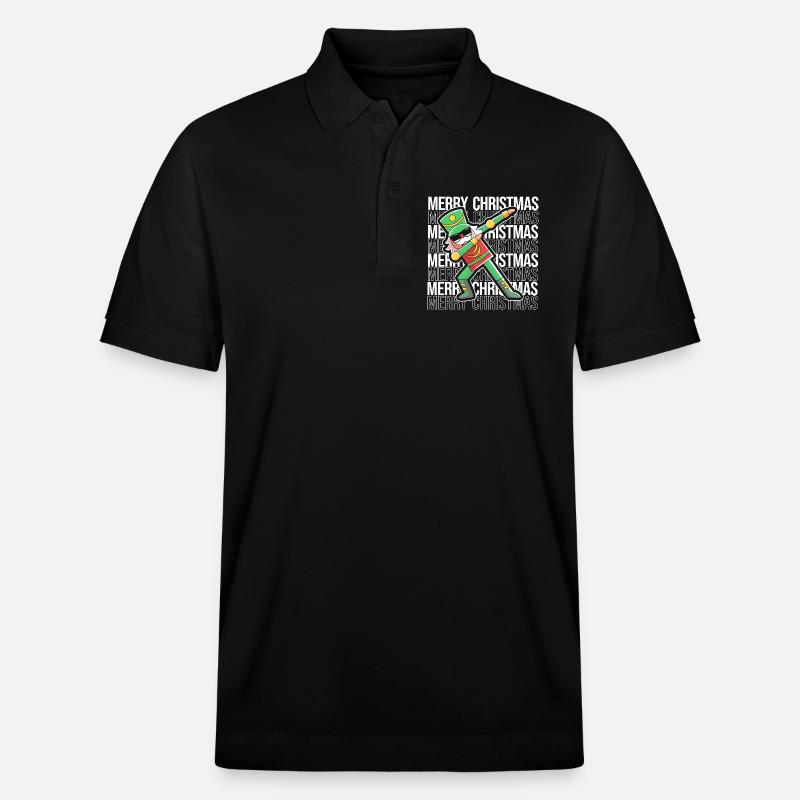 Weihnachten Nussknacker - Stanley/Stella Unisex Bio-Poloshirt PREPSTER - Schwarz