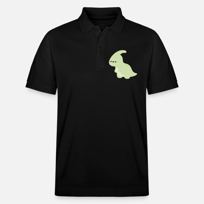 Parasaurolophus Perry - Polo PREPSTER bio Stanley/Stella Unisexe - noir