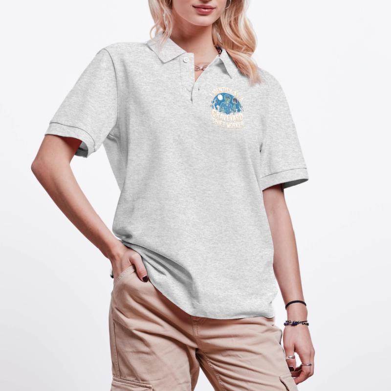 I Identify As A Graveyard Shift Worker Stanley/Stella Unisex Organic Polo Shirt PREPSTER