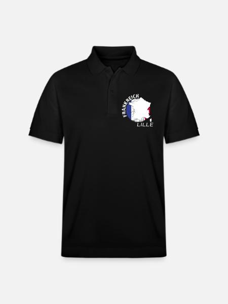 Lille - Polo PREPSTER bio Stanley/Stella Unisexe - noir