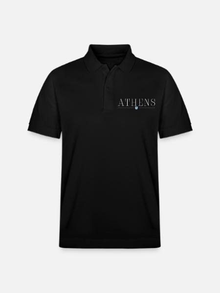 J’adore Athènes - Polo PREPSTER bio Stanley/Stella Unisexe - noir