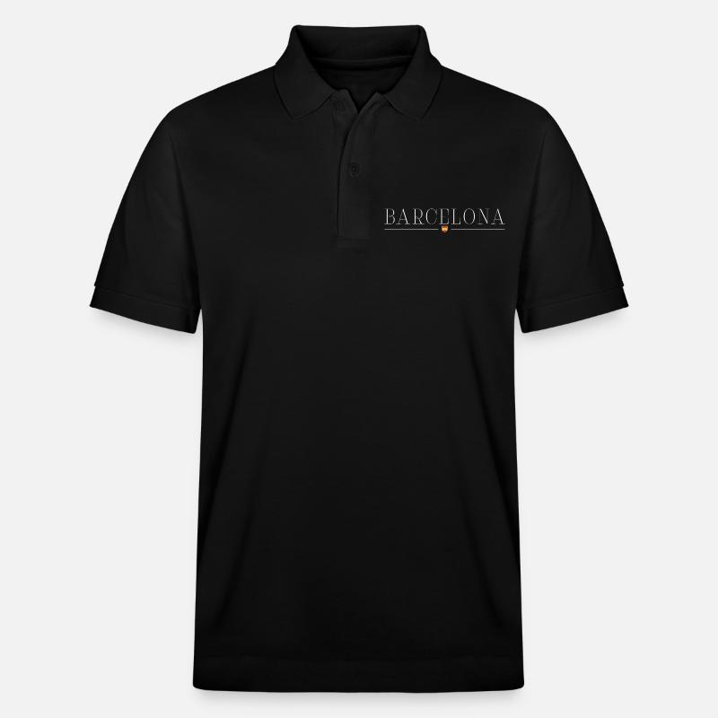 J’adore Barcelone - Polo PREPSTER bio Stanley/Stella Unisexe - noir