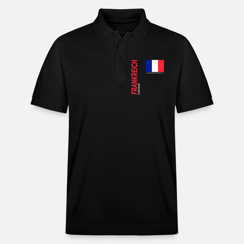 Grasse - Stanley/Stella Unisex Bio-Poloshirt PREPSTER - Schwarz