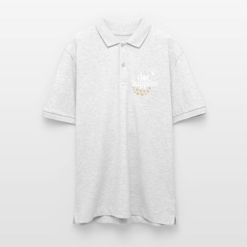 Dot Happens Morse Code Fun Stanley/Stella Unisex Organic Polo Shirt PREPSTER