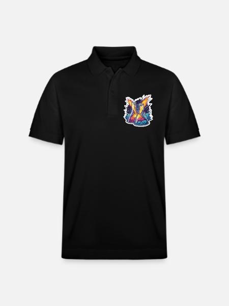 Lab Geek Bildungsquadrantid Meteorstrom-Erlebnis - Stanley/Stella Unisex Bio-Poloshirt PREPSTER - Schwarz