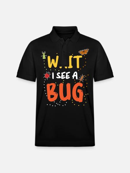 Insect Entomologist Biology - Stanley/Stella Unisex Organic Polo Shirt PREPSTER - black