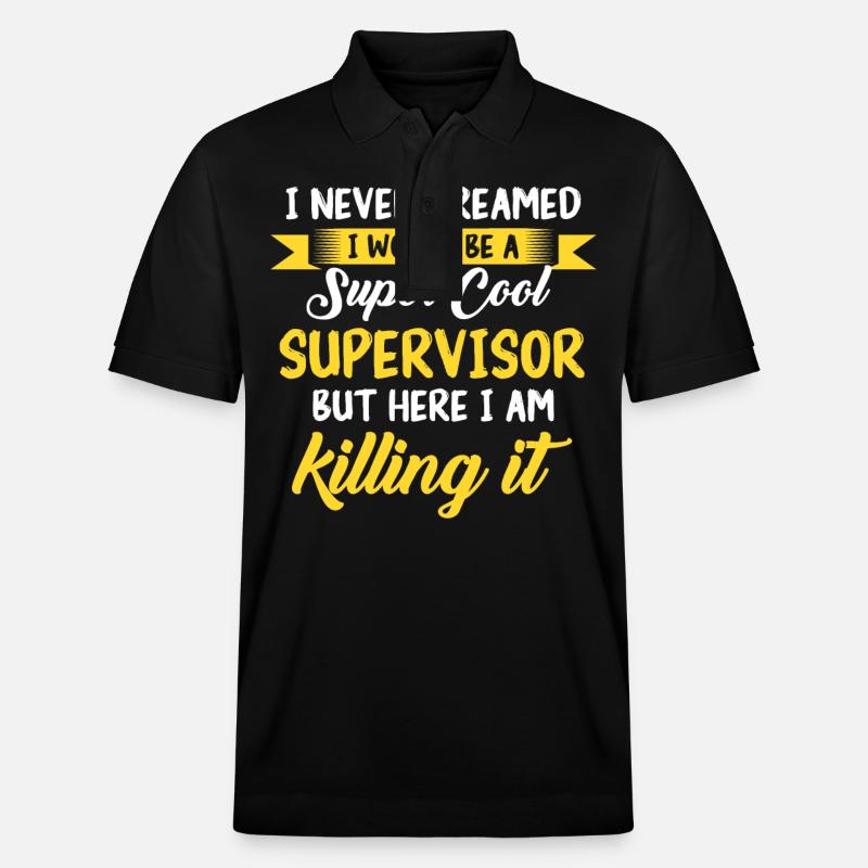 Supervisor Beruf - Stanley/Stella Unisex Bio-Poloshirt PREPSTER - Schwarz