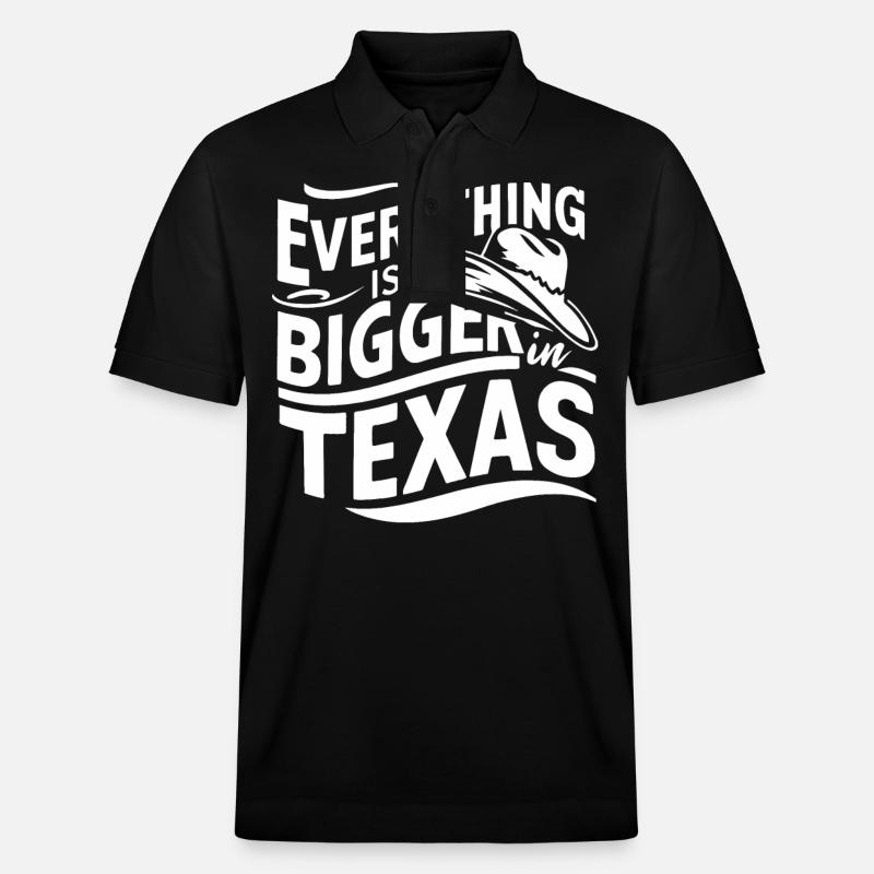 Texas State Texans Texas - Polo PREPSTER bio Stanley/Stella Unisexe - noir