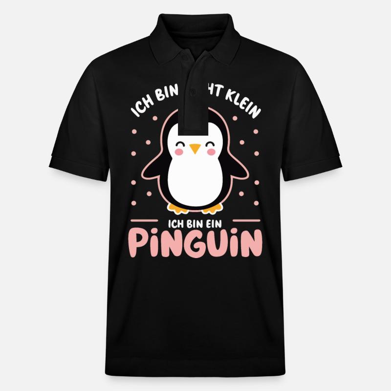 Pingouin Petits pingouins Pingouin empereur - Polo PREPSTER bio Stanley/Stella Unisexe - noir