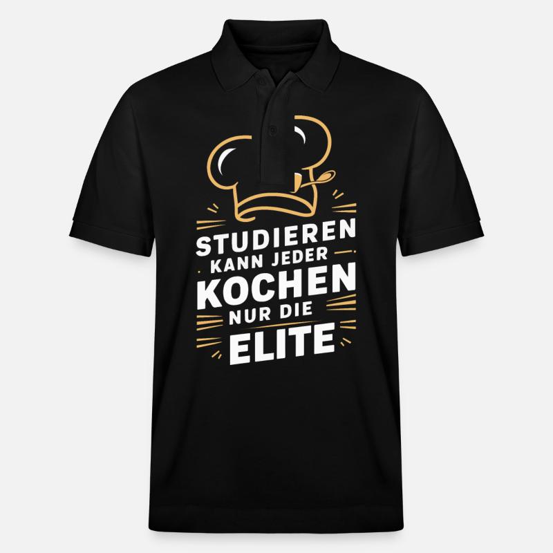 Chef cuisinier - Polo PREPSTER bio Stanley/Stella Unisexe - noir