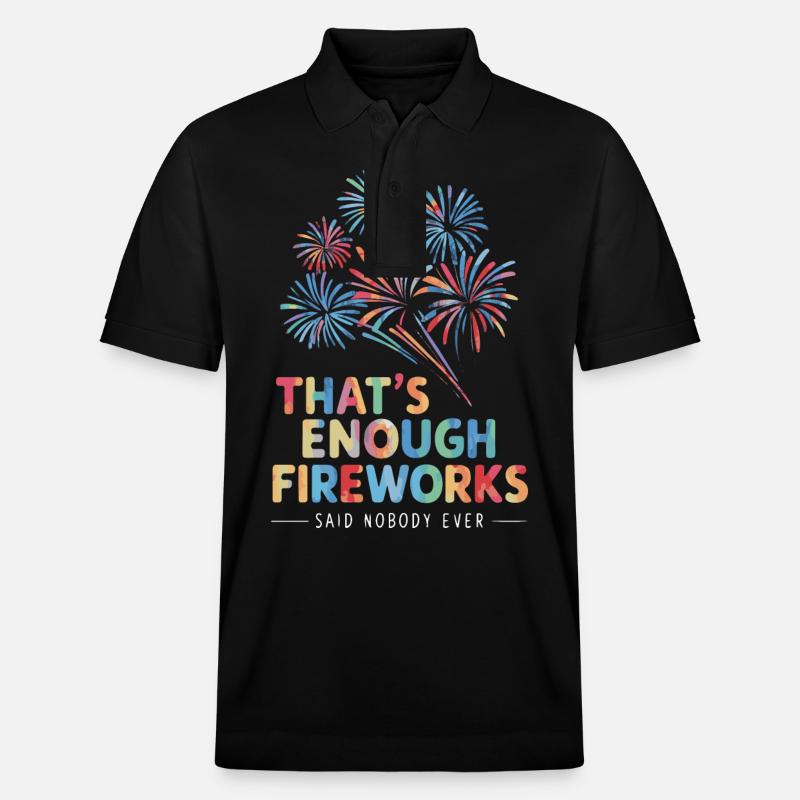 Pyrotechnie Feux d’artifice Pyrotechnie - Polo PREPSTER bio Stanley/Stella Unisexe - noir