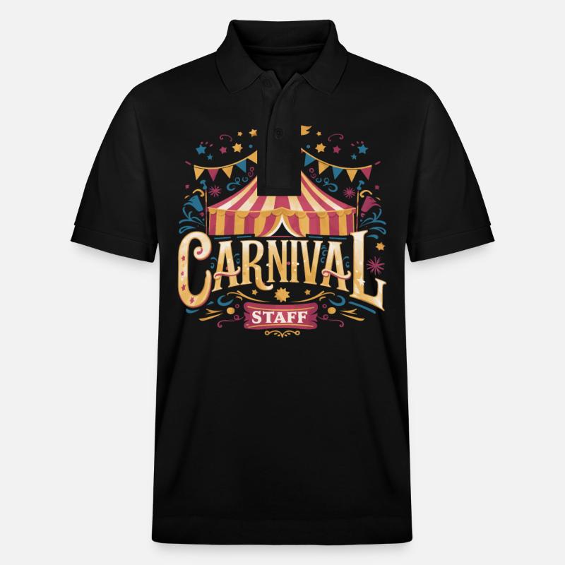 Cirque Carnaval Carnaval - Polo PREPSTER bio Stanley/Stella Unisexe - noir