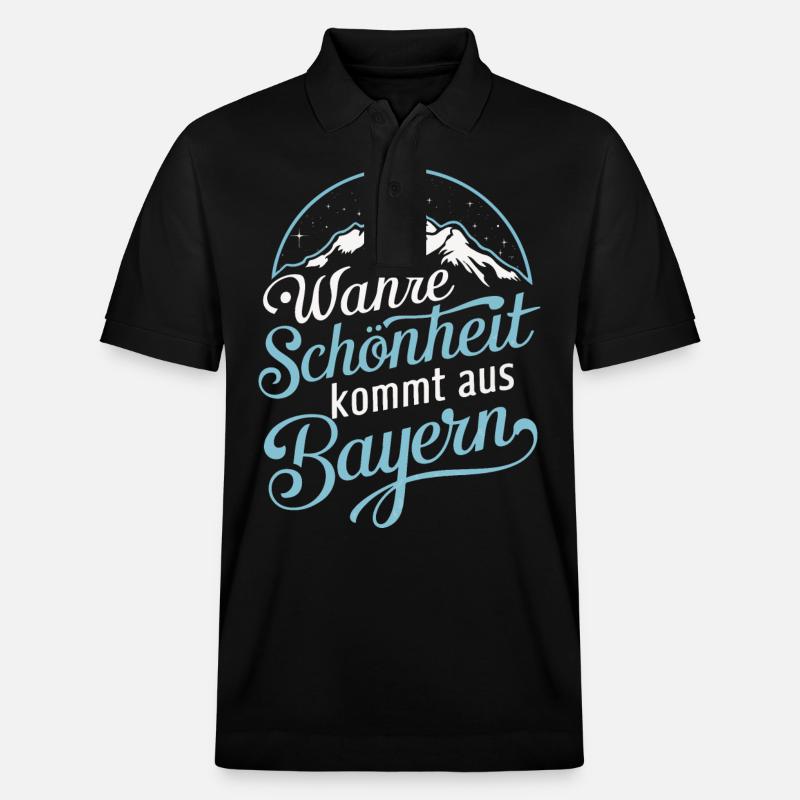État libre de Bavière Bavarois - Polo PREPSTER bio Stanley/Stella Unisexe - noir