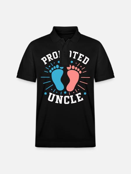 Uncle Fmilie Great-Uncle Uncle - Stanley/Stella Unisex Organic Polo Shirt PREPSTER - black