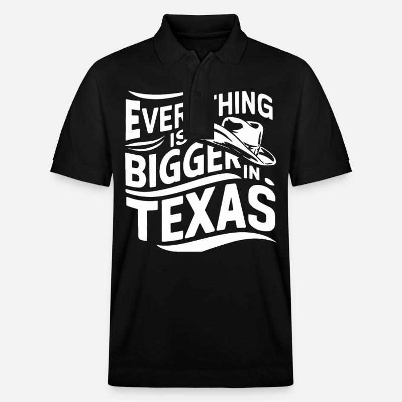 État du Texas Texans Texas - Polo PREPSTER bio Stanley/Stella Unisexe - noir
