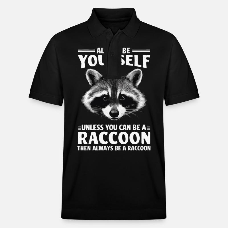 Waschbär - Stanley/Stella Unisex Bio-Poloshirt PREPSTER - Schwarz