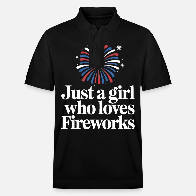 Pyrotechnie Feux d’artifice Pyrotechnie - Polo PREPSTER bio Stanley/Stella Unisexe - noir