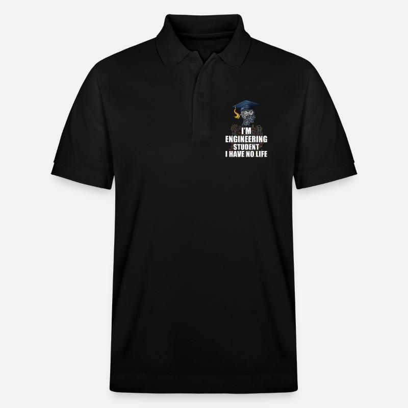 Ingenieur Student - Stanley/Stella Unisex Bio-Poloshirt PREPSTER - Schwarz