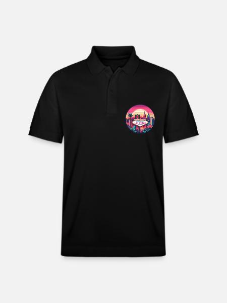 Las Vegas - Stanley/Stella uniseks bio poloshirt PREPSTER - zwart