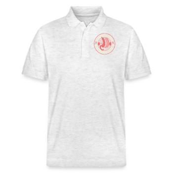 Ne vous inquiétez pas, j’ai coupé ce gastro-entérologue gastrique - Polo PREPSTER bio Stanley/Stella Unisexe - blanc chiné - Devant - Roxy (174cm) & Andy (188cm)